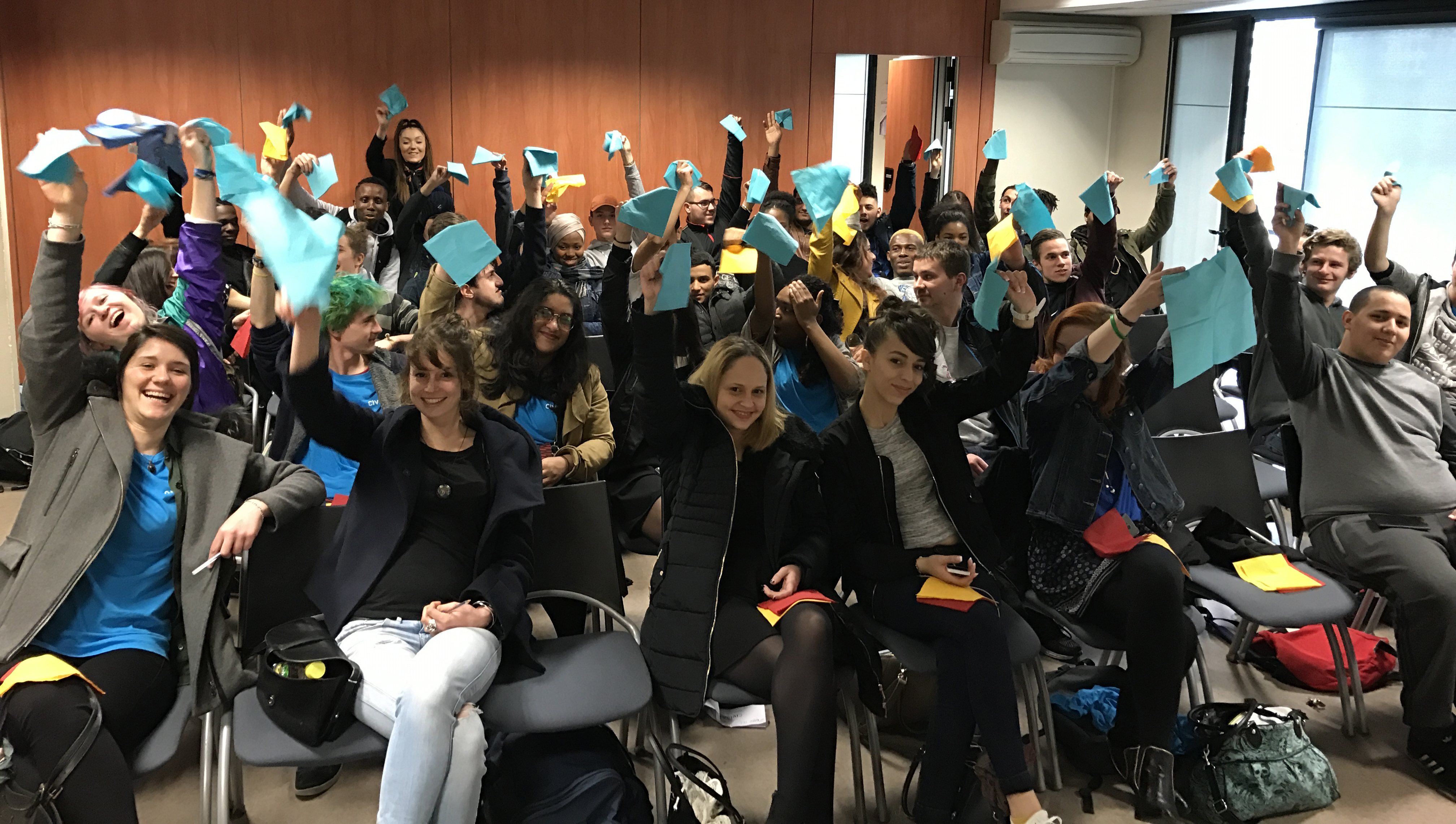 Rassemblement des services civiques civigaz de Grenoble Lyon Saint-Etienne