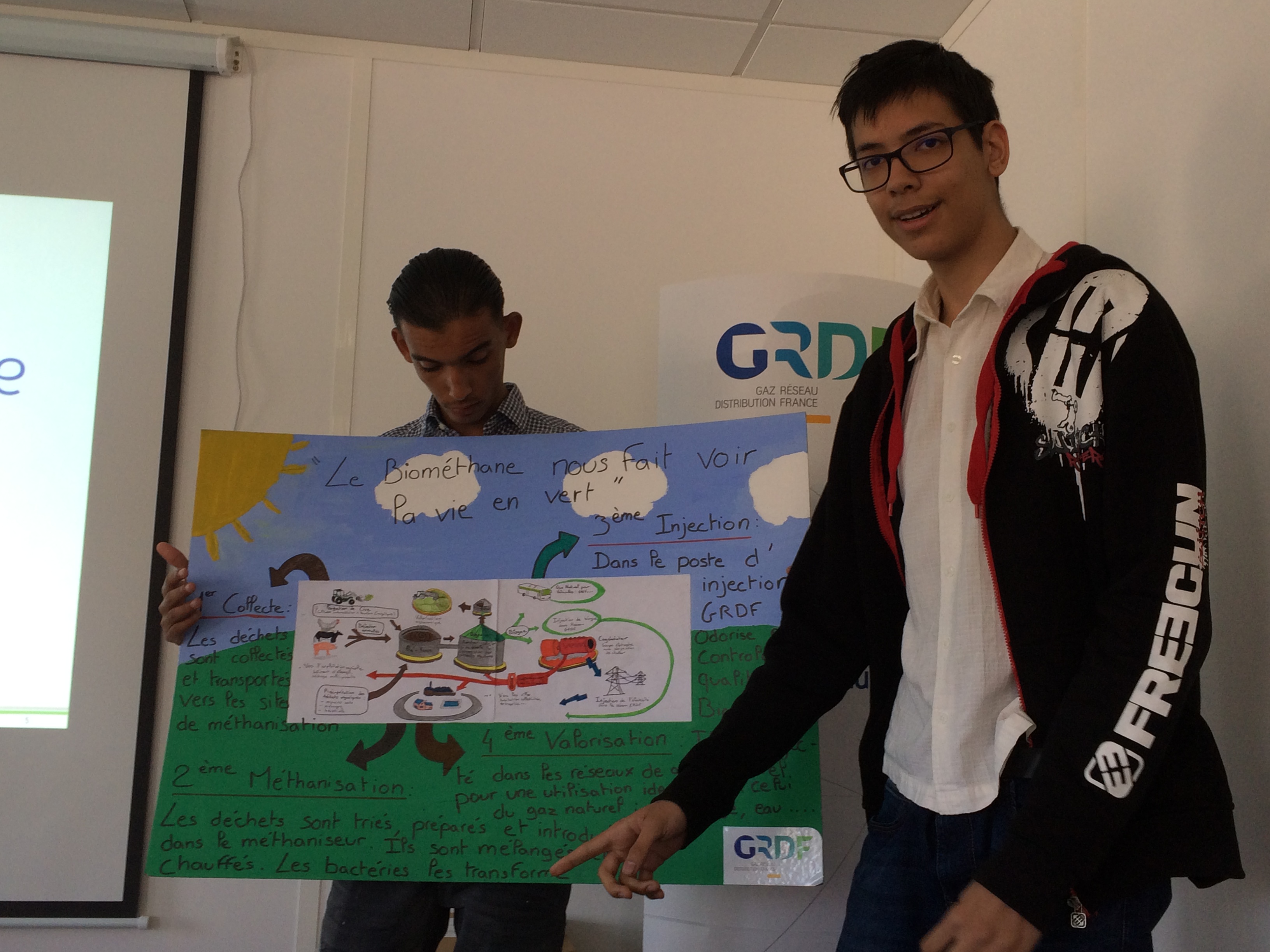 Stage collectif de 3ème au sein de l'entreprise GRDF
